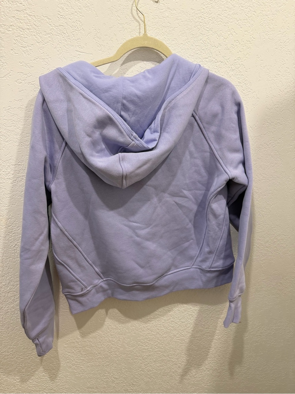 Lavendad Quarter-Zip Hooded Pullover Sweater - Women - Picture 9 of 9